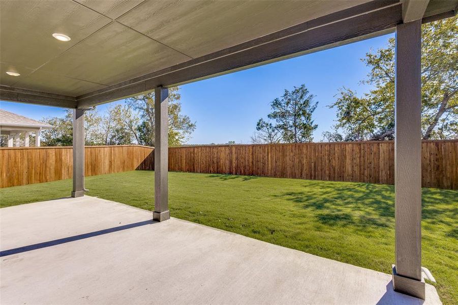 Exterior details and patio area of a home in Princeton Estates, Princeton (Image 3).