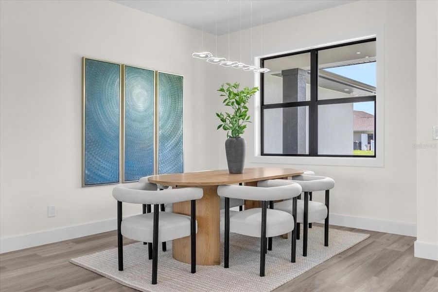 Furnished interior view inside a new home in , Rotonda West (Image 32).