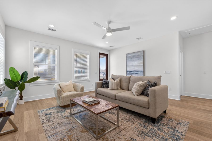 Furnished interior view inside a new home in , Summerville (Image 39).