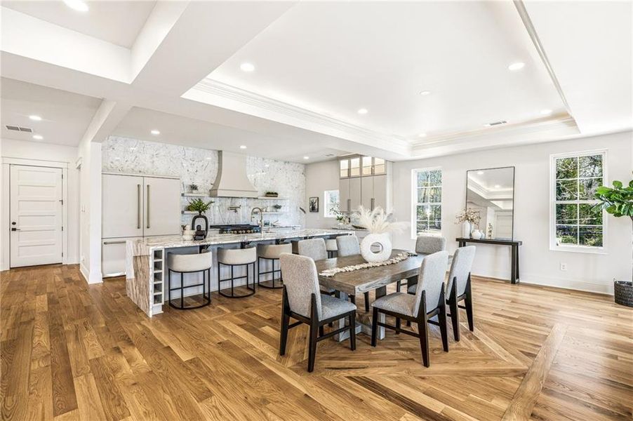 Furnished interior view inside a new home in , Atlanta (Image 4).
