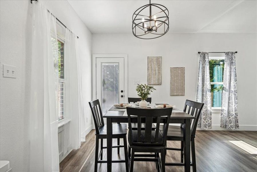 Dining area