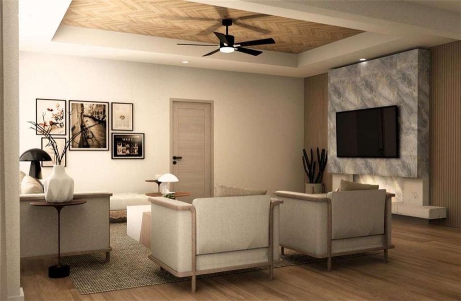 Furnished interior view inside a new home in , McDonough (Image 6).