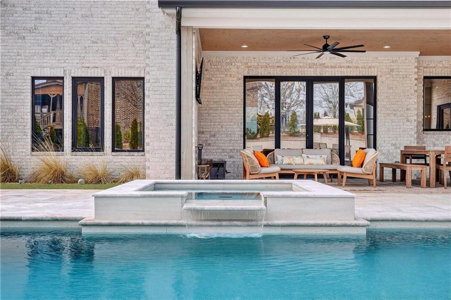 Exterior details and patio area of a home in , Hoschton (Image 31).