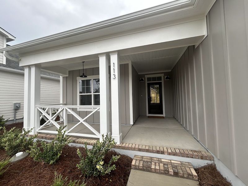 Exterior details and patio area of a home in Riverside Cove, Wilmington (Image 2).