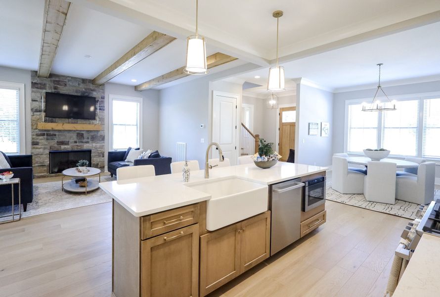 Furnished interior view inside a new home in Faith View, Ooltewah (Image 21).