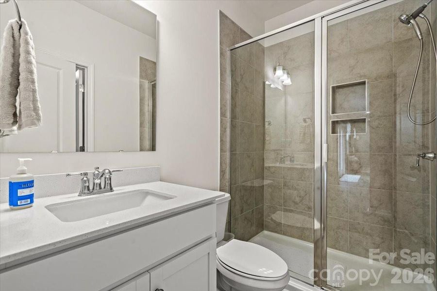 Furnished interior view inside a new home in Sanders Ridge, Troutman (Image 15).