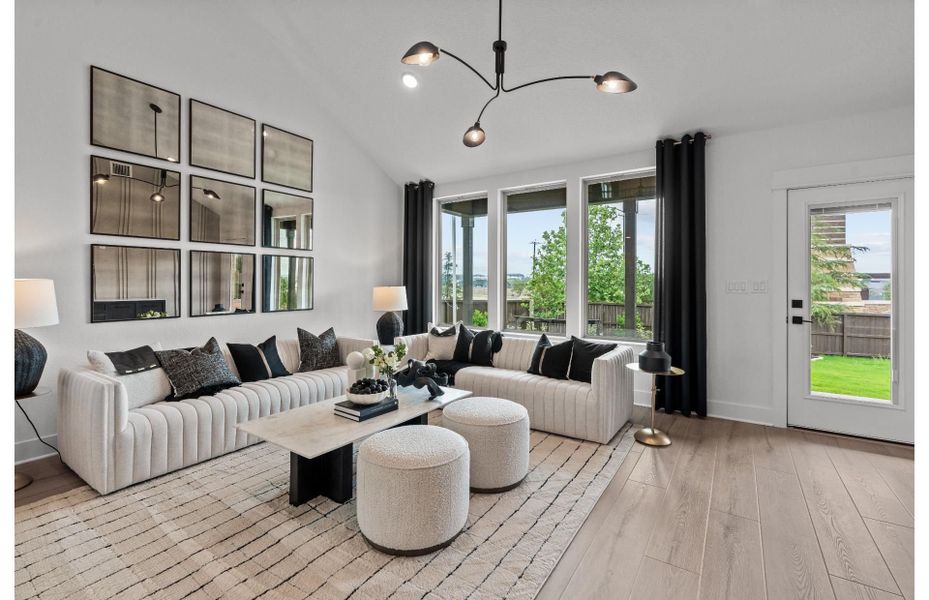 Representative furnished interior of a home built from the Puma by Pulte Homes in Davis Ranch, San Antonio (Image 6).