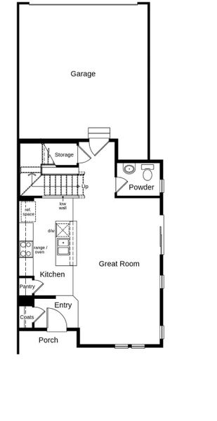 2D floor plan layout of this home in Farmlore Villas, Brighton, CO (Image 3).