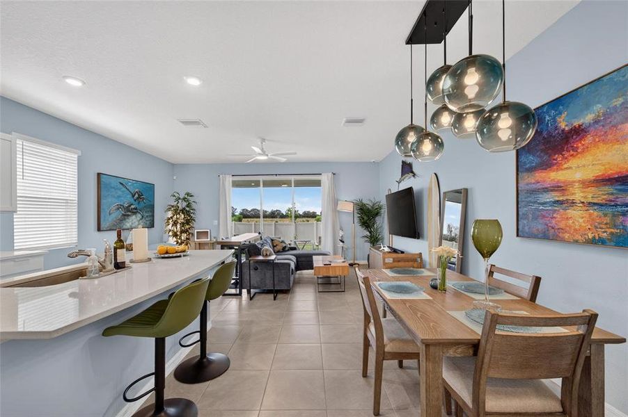 Furnished interior view inside a new home in Mangrove Point, Apollo Beach (Image 33).