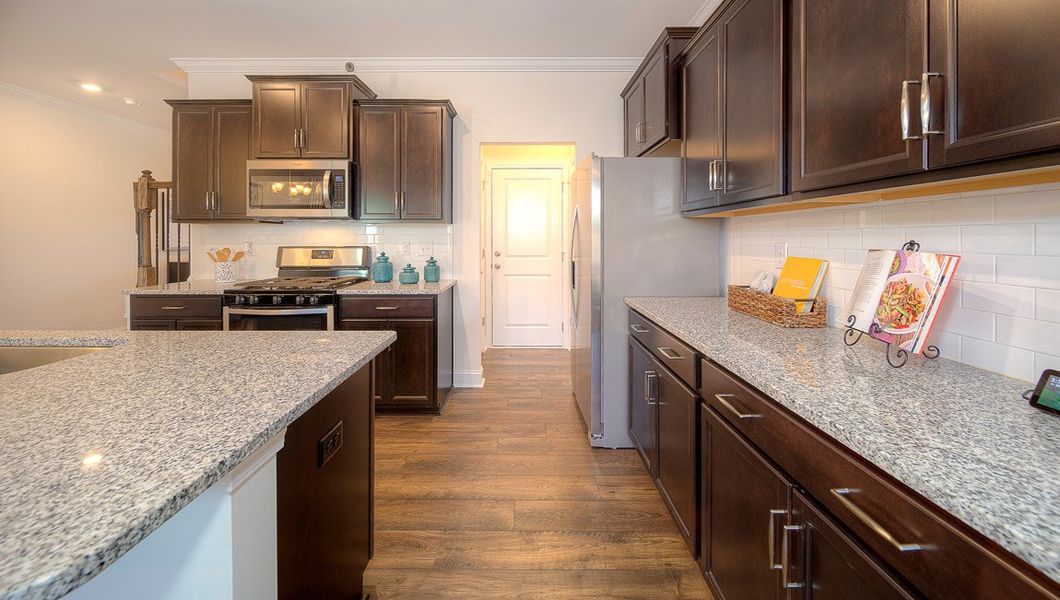 Representative furnished interior of a home built from the Lansing by D.R. Horton in Townes at Tap Root Farms, Fletcher (Image 8).
