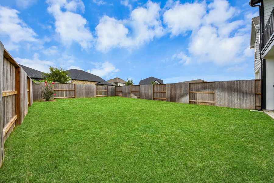 Exterior details and patio area of a home in Meridiana Courtyard Collection, Manvel (Image 25).