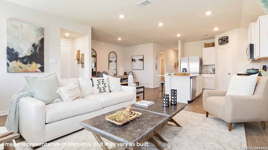 Furnished interior view inside a new home in , Boerne (Image 10).