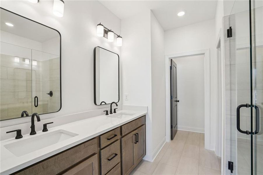 Furnished interior view inside a new home in Palisades Townhomes, Cumming (Image 11).