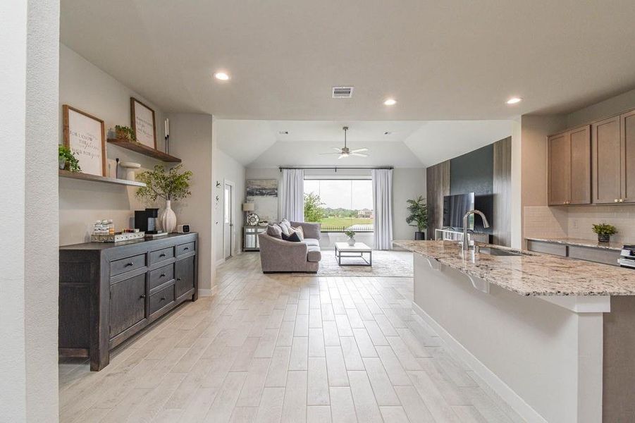 Furnished interior view inside a new home in Oakwood, Tomball (Image 11).