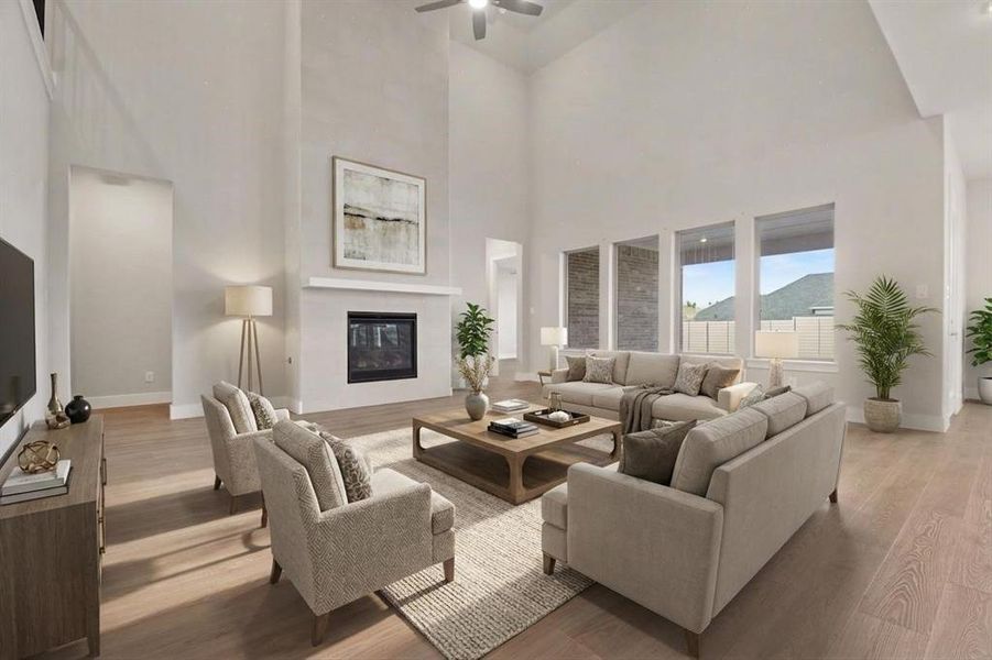 Furnished interior view inside a new home in , McKinney (Image 15).