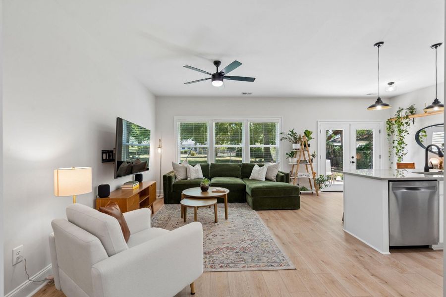 Furnished interior view inside a new home in , Charleston (Image 10). Furnished interior view inside a new home in , Charleston (Image 10).