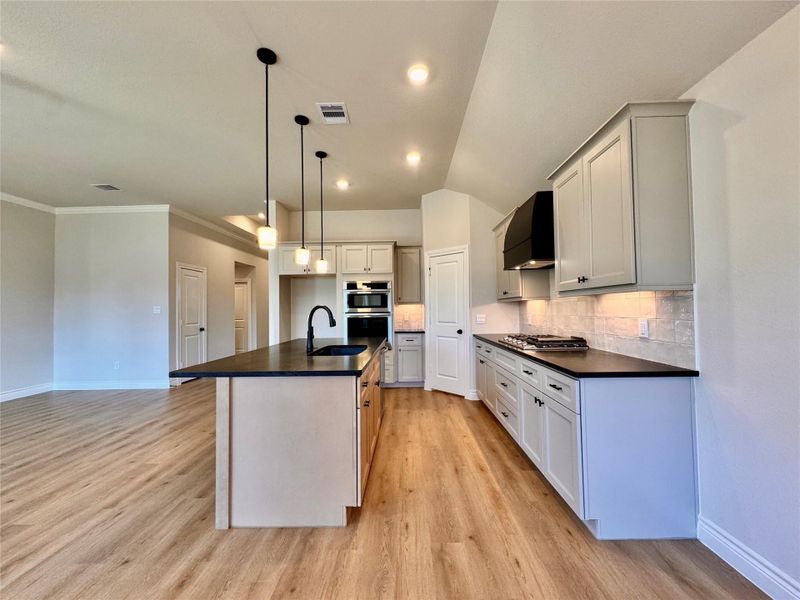 Furnished interior view inside a new home in Lexington Heights, Willis (Image 14).
