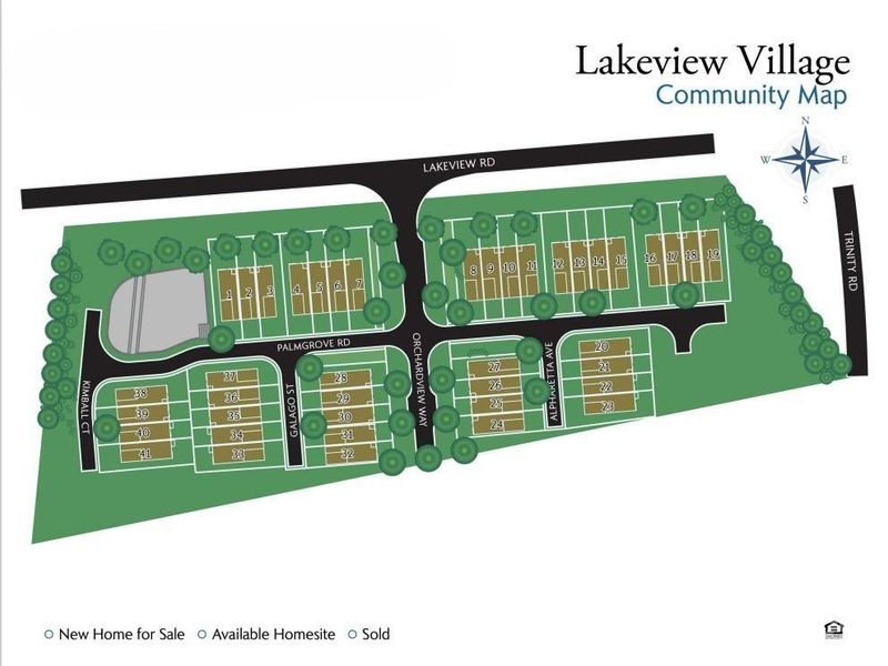 LAKEVIEW VILLAGE COMMUNTY MAP