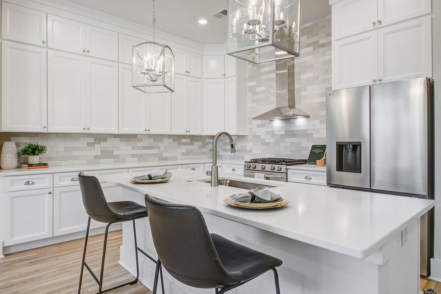Furnished interior view inside a new home in , Mount Pleasant (Image 12).