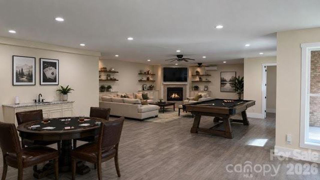 Basement - Virtually Staged