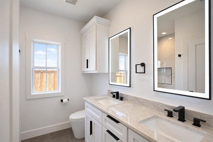 Furnished interior view inside a new home in , Pottsboro (Image 16).