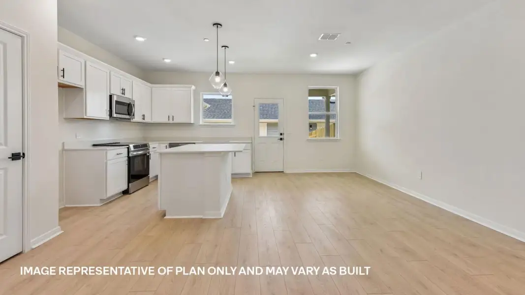 Spacious, unfurnished interior of a new home in Avery Centre, Round Rock (Image 29). Spacious, unfurnished interior of a new home in Avery Centre, Round Rock (Image 29).