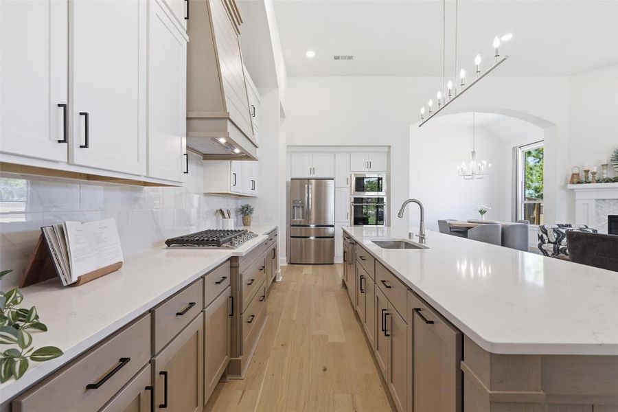 Furnished interior view inside a new home in Elyson, Katy (Image 11).