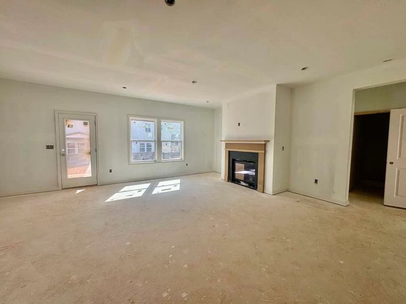 Family Room Construction Progress Family Room Construction Progress