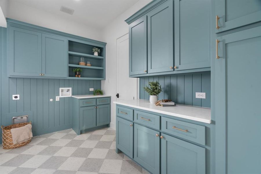 Furnished interior view inside a new home in , Krum (Image 5).