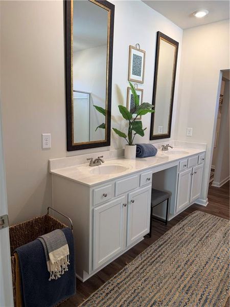Furnished interior view inside a new home in Villages at Cedar Hill, Dallas (Image 17).