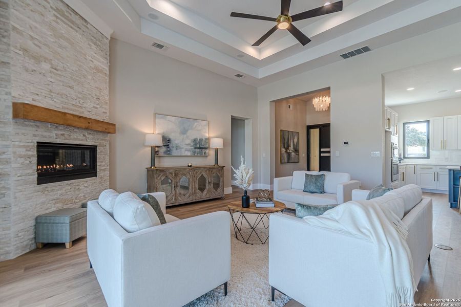 Furnished interior view inside a new home in , New Braunfels (Image 34). Furnished interior view inside a new home in , New Braunfels (Image 34).