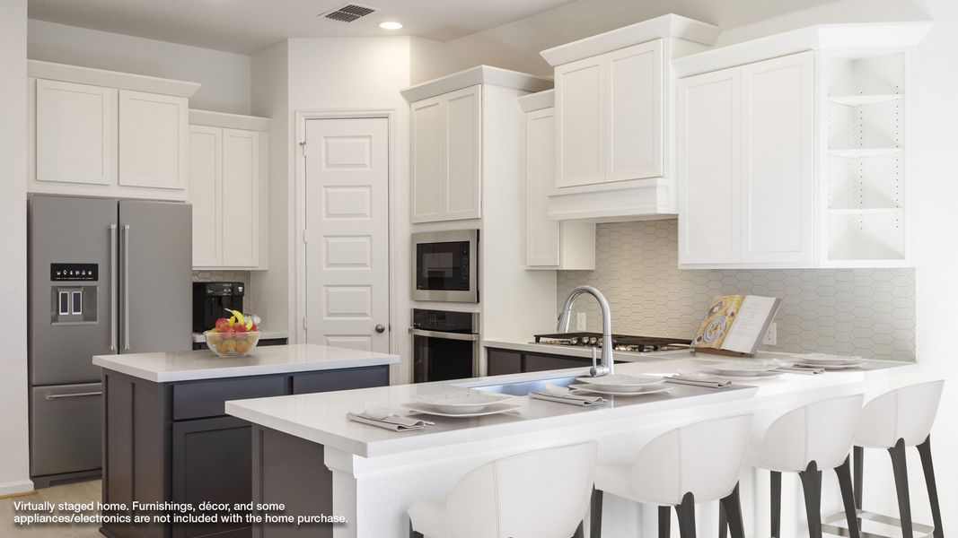 Furnished interior view inside a new home in Lariat 45', Liberty Hill (Image 3).