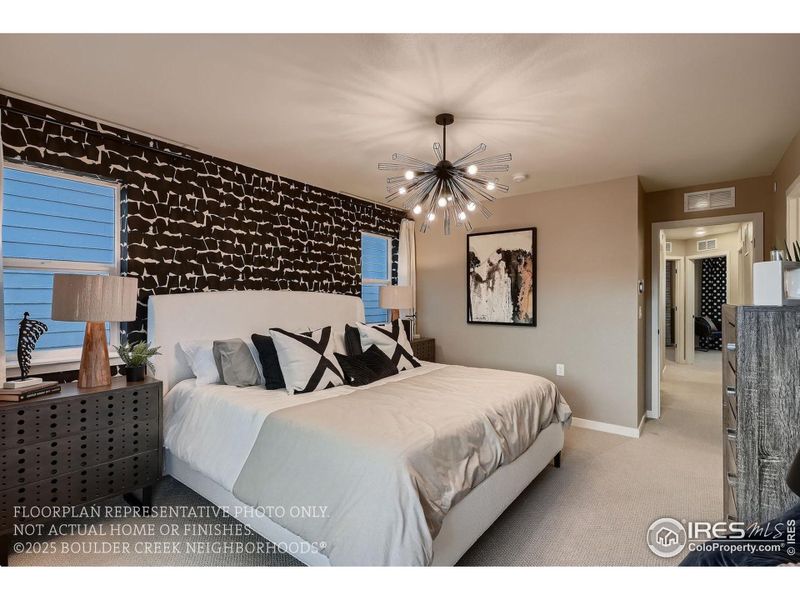 Furnished interior view inside a new home in Baseline, Broomfield (Image 32). Furnished interior view inside a new home in Baseline, Broomfield (Image 32).