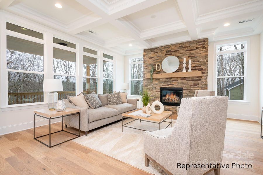 Furnished interior view inside a new home in Shepherds Trace, Clover (Image 25).