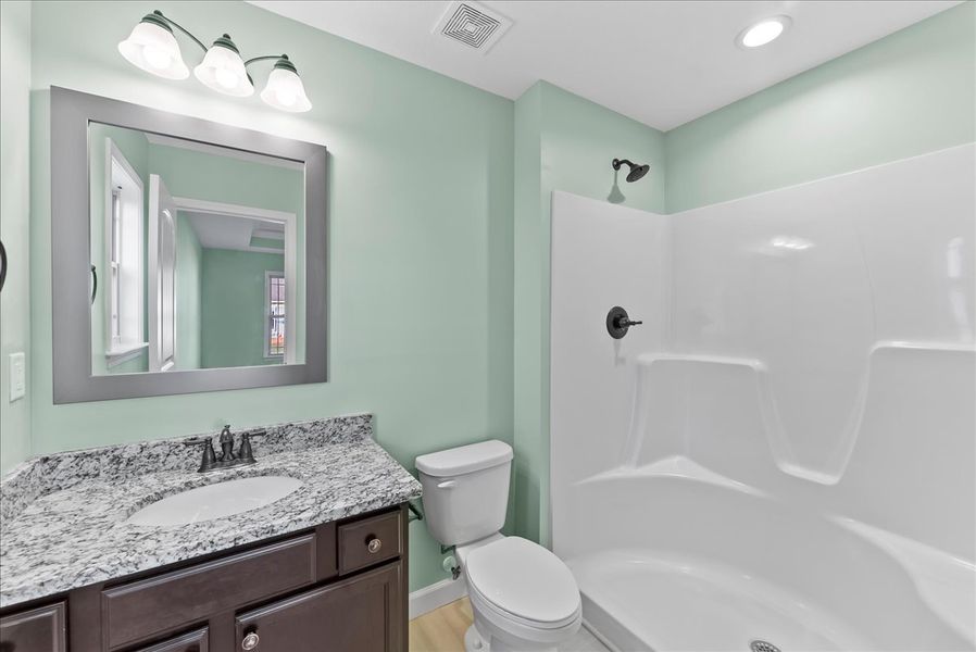 Representative furnished interior of a home built from the Rozlynn by Enchanted Homes in New Prospect Haven, Inman (Image 11).