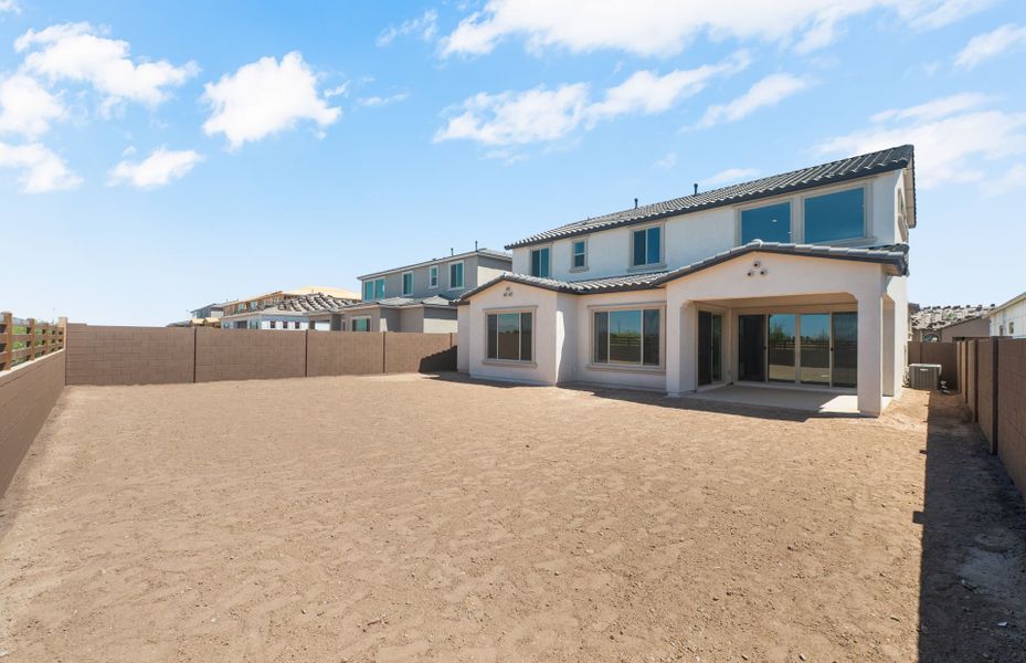 Exterior details and patio area of a home in Legado West, Queen Creek (Image 3).