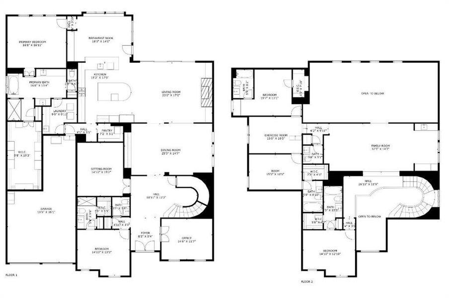 2D floor plan layout of this home in , Celina, TX (Image 2).