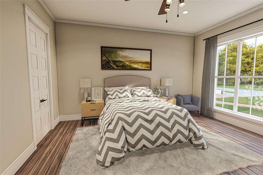 Furnished interior view inside a new home in , Maysville (Image 8).