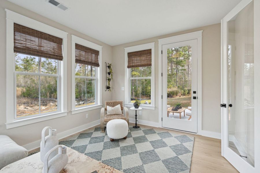 Furnished interior view inside a new home in , Summerville (Image 82). Furnished interior view inside a new home in , Summerville (Image 82).