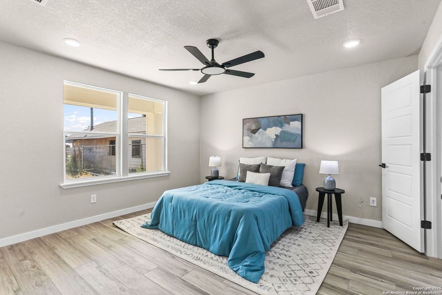 Furnished interior view inside a new home in , San Antonio (Image 9). Furnished interior view inside a new home in , San Antonio (Image 9).