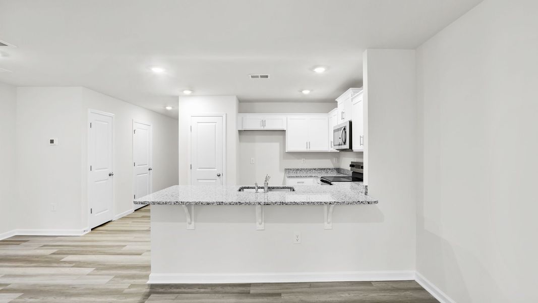 Furnished interior view inside a new home in Chestnut Ridge Townhomes, Greenville (Image 8).