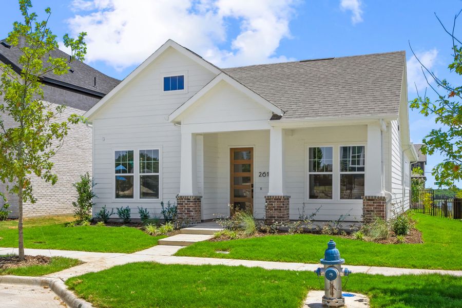 Representative exterior photo of a completed home built from the Bayhill by Cambridge Homes in Lake Park, Rowlett, TX (Image 13).