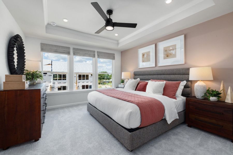 Representative furnished interior of a home built from the Broxton by Pulte Homes in Mailman Post, Knightdale (Image 12).