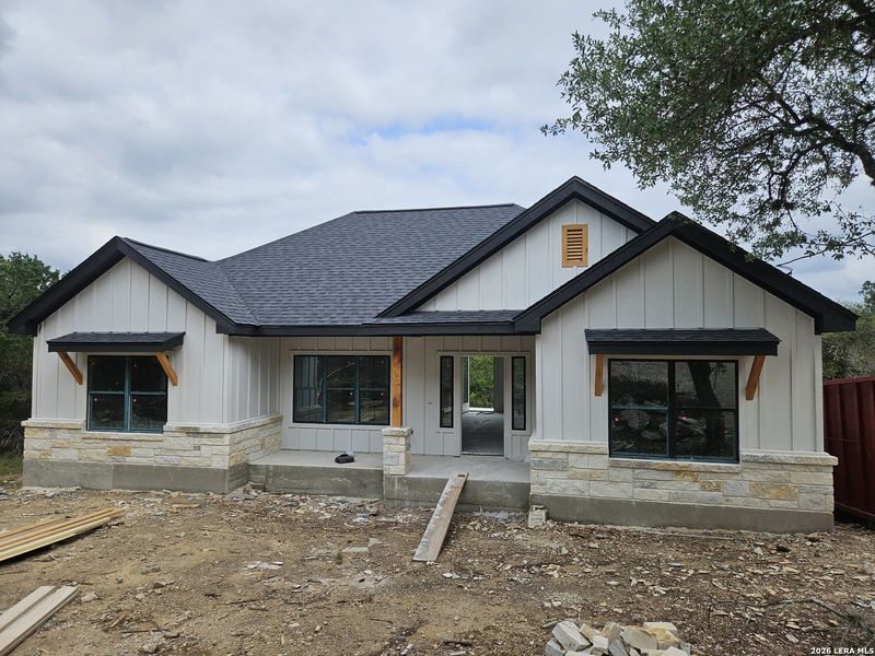 In-progress construction of a new home in , Canyon Lake, TX (Image 9).