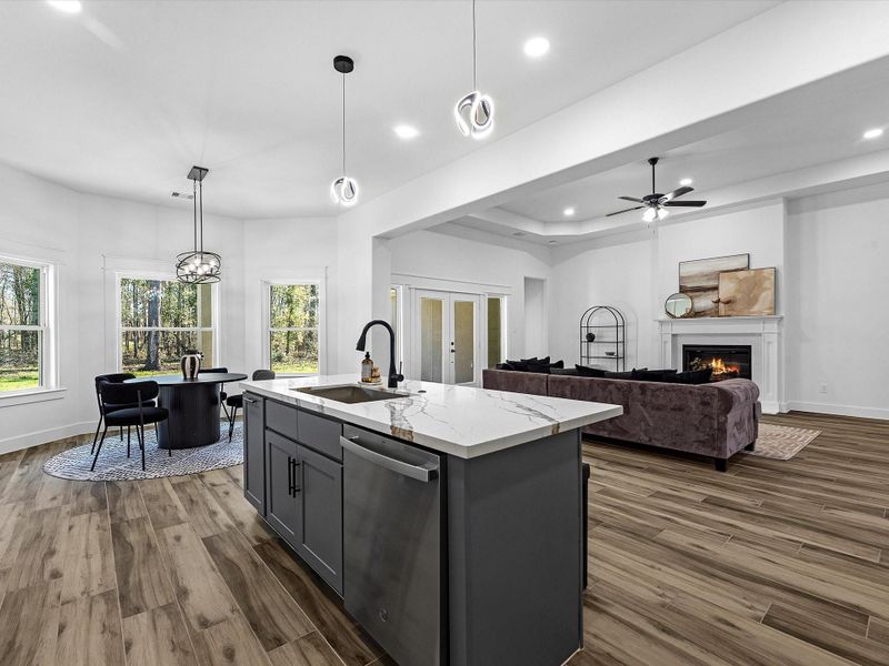Furnished interior view inside a new home in , Dayton (Image 8).
