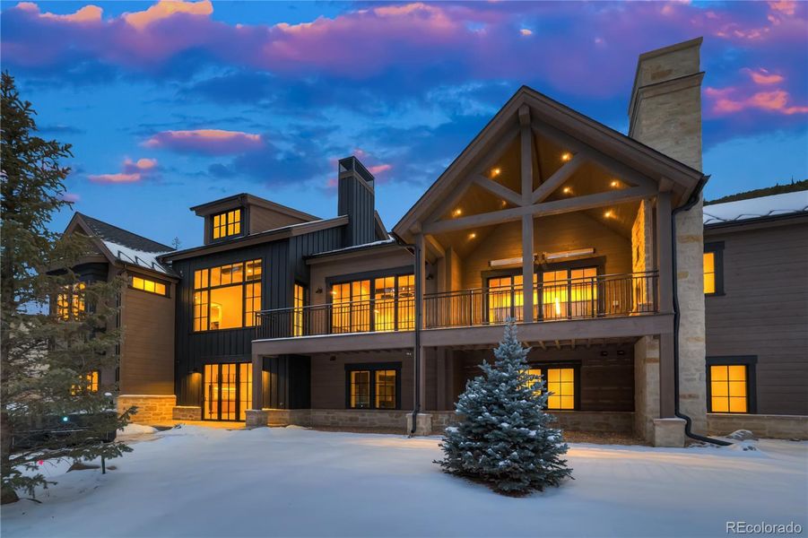 Front exterior of a new home in , Keystone, CO, highlighting curb appeal (Image 30).