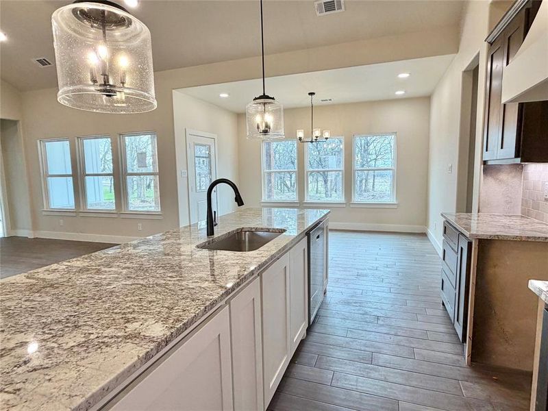 Furnished interior view inside a new home in , Weatherford (Image 7).