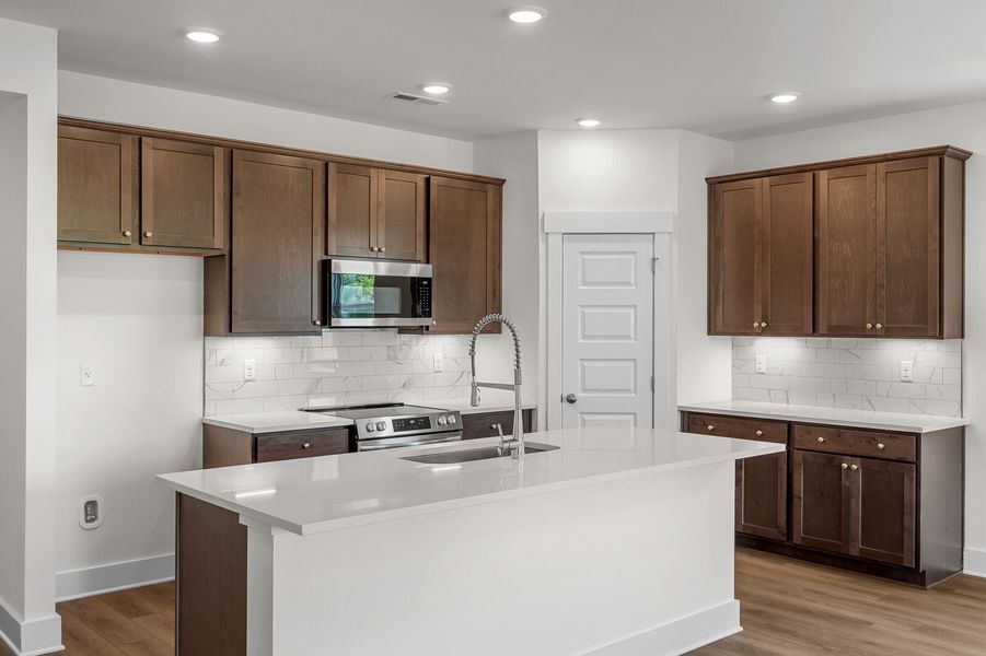 Representative furnished interior of a home built from the The Cottonwood E by Davidson Homes LLC in Woods Crossing, Gallatin (Image 6).