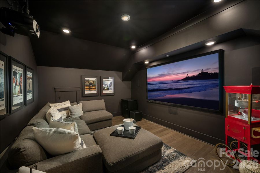 Media room - Model Home Photo Example Only Media room - Model Home Photo Example Only