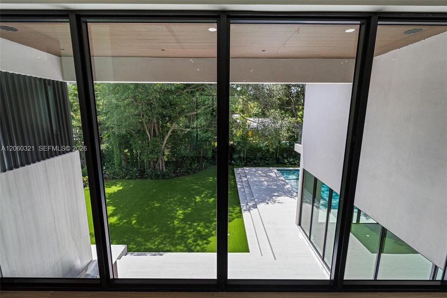 Exterior details and patio area of a home in , Miami Shores (Image 48). Exterior details and patio area of a home in , Miami Shores (Image 48).